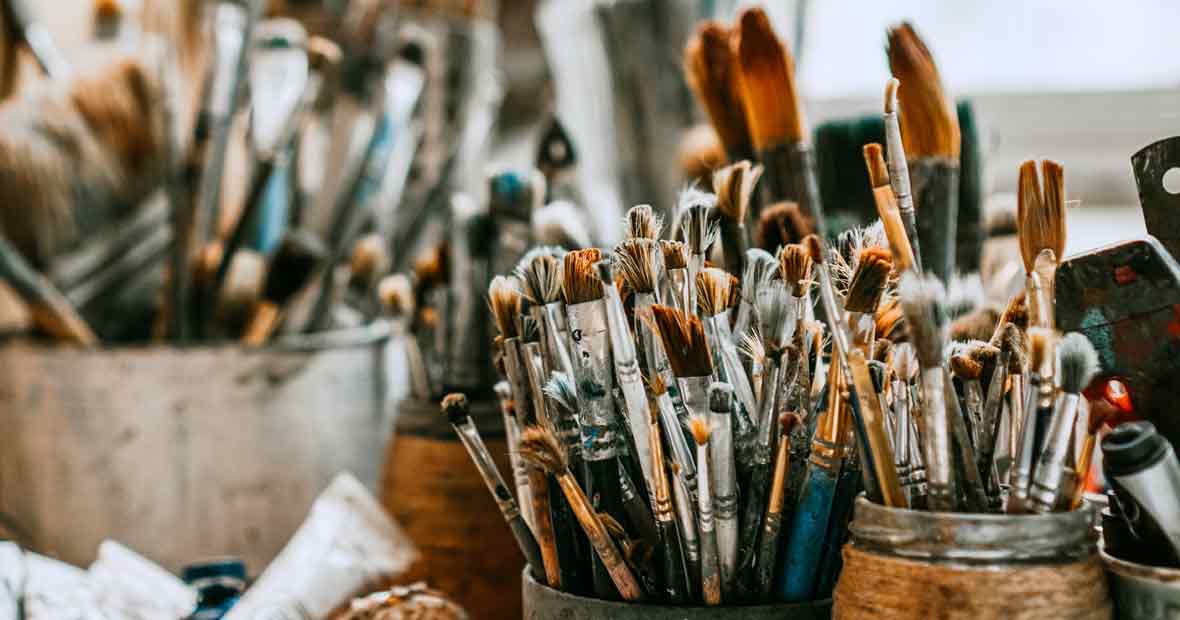 matériaux dans l'art